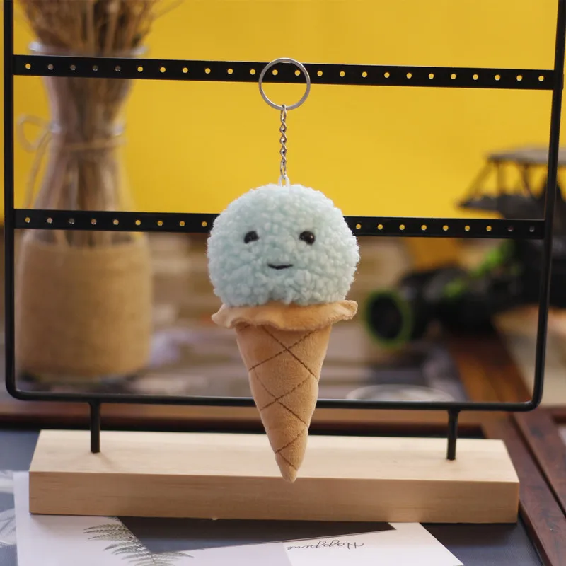 Новый милашный креативный кулон "Сладкое мороженое" очень прекрасная плюшевая качественная цепочка Успокаивающая кукла на Рождество интересный подарок.