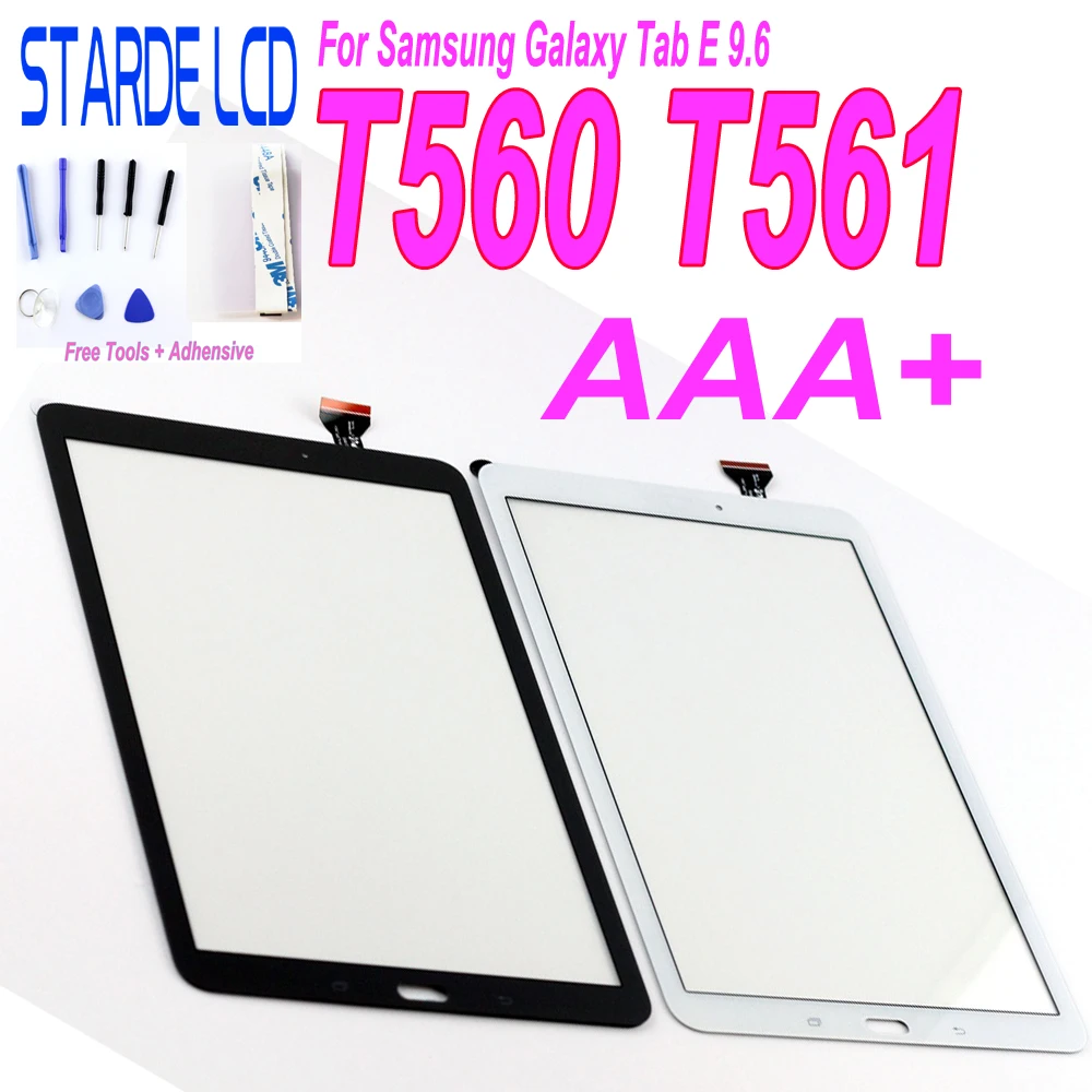 Тестирование 100% для Samsung Galaxy Tab E 9 6 SM T560 T561 сенсорный экран Digiitzer стекло панель