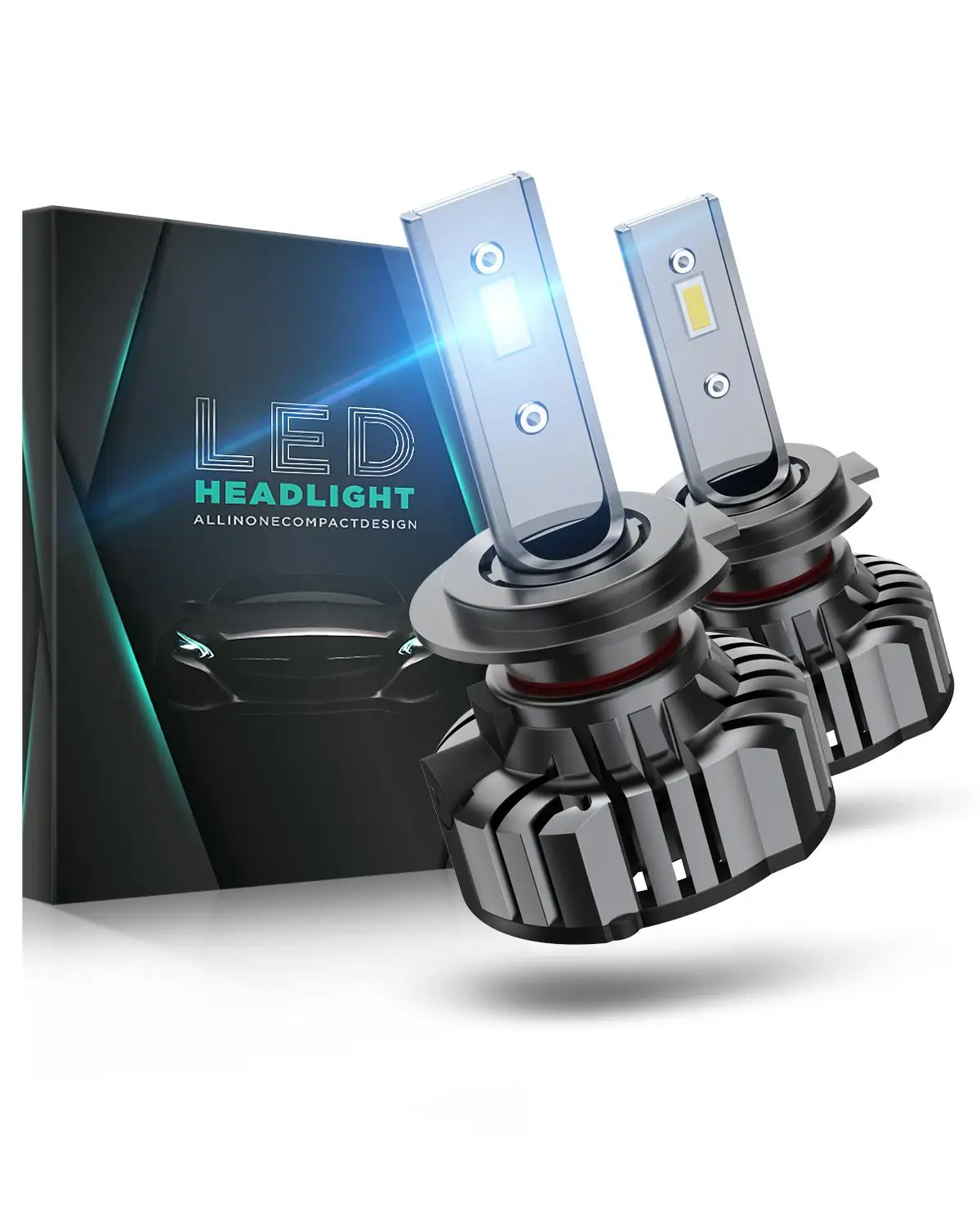 

H7 H4 LED Car Headlight H1 H11 LED 9005 HB4 9006 Car Lights Bulb 6000K 12000lm with CSP Chip LED Canbus