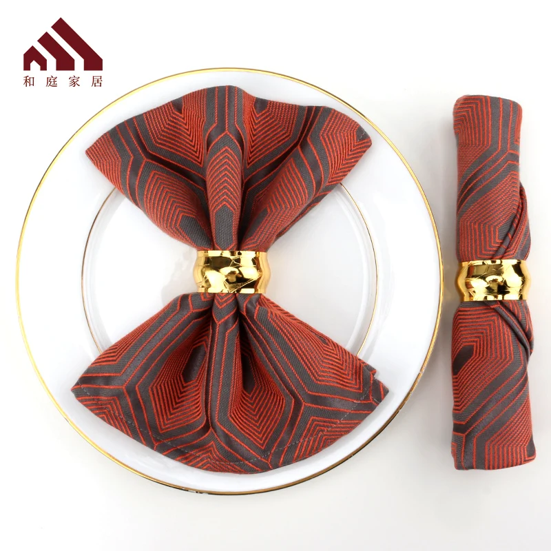 Тканевые обеденные салфетки Harting жаккардовые мягкие кухонные столы из хлопка и