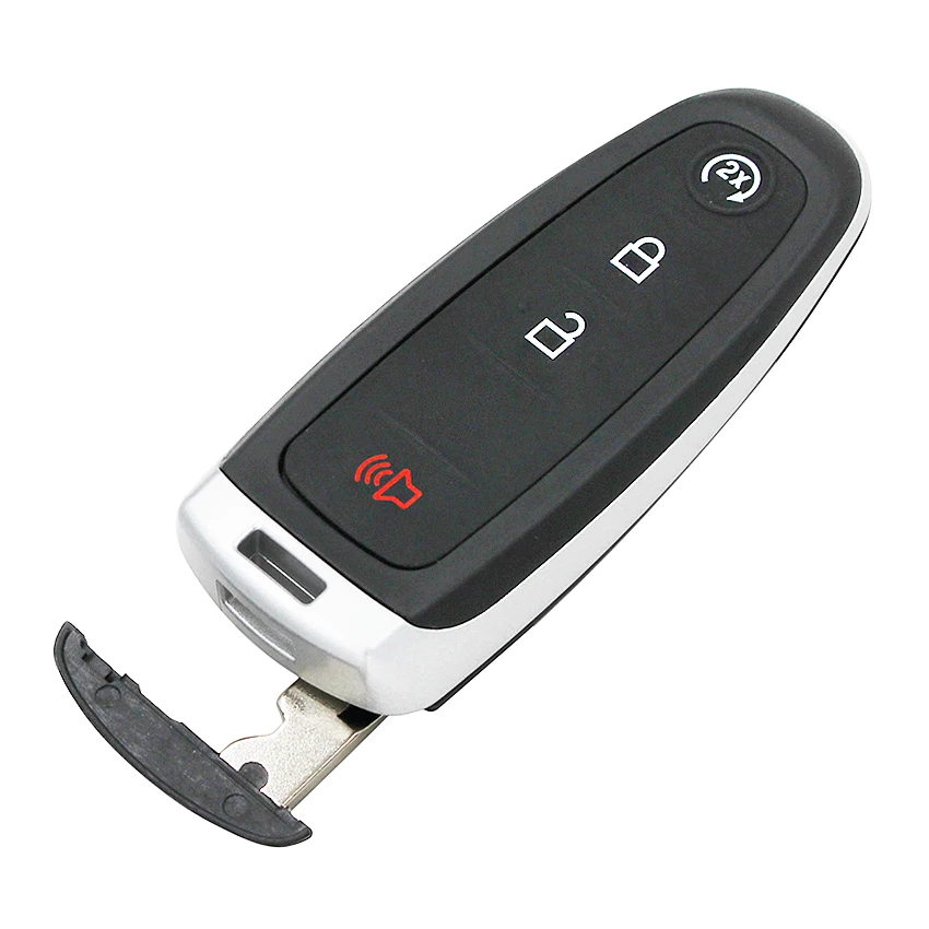 4 кнопки Smart Remote Start Prox Key Fob передатчик для чипа Ford 315 МГц ID46 FCC: M3N5WY8609 с маленьким