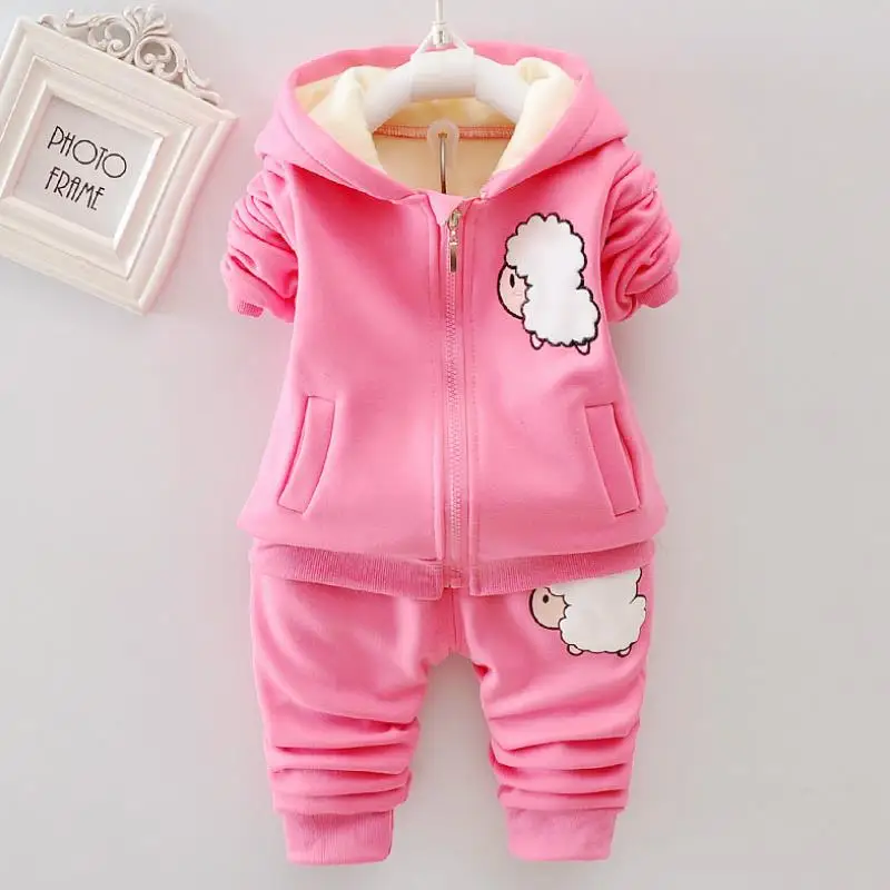 Детская одежда для мальчиков и девочек Осень-зима 2019 новый бархатный утепленный