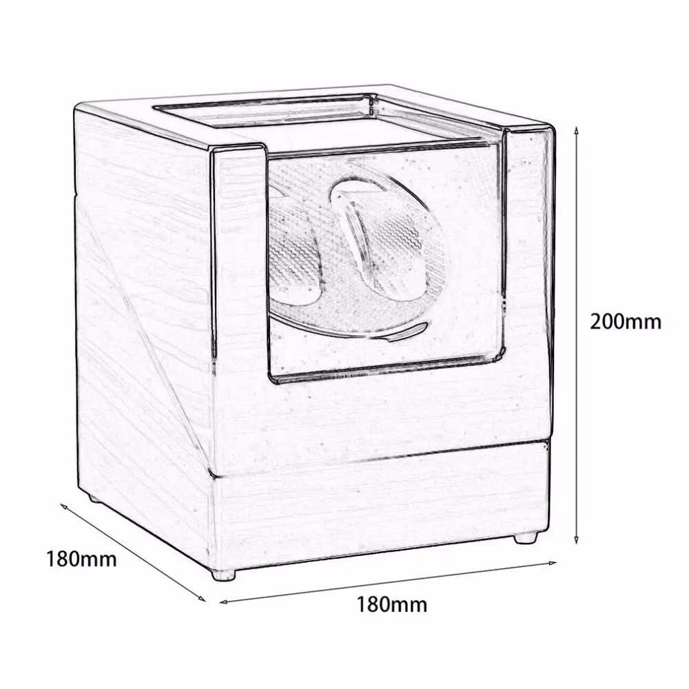 

New Wooden Lacquer Automatic Watch Winder Carbon Fiber Watches Box Jewelry Display Storage Case Organizer Watches Accessories