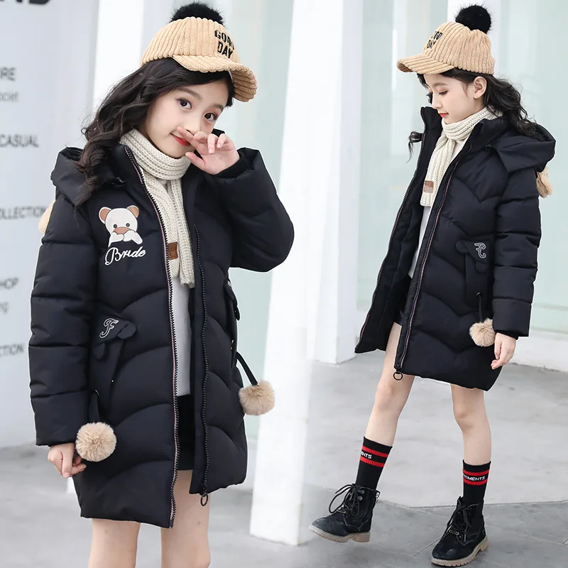 Детская зимняя куртка пальто детские теплые куртки парки плотная одежда для