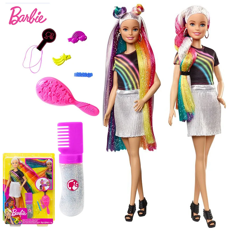 

Fashional Barbie Dolls Toys for Girls Barbie Doll Accessories Children's Toys for Kids Birthday Baby Toys Gift Rainbow Princess