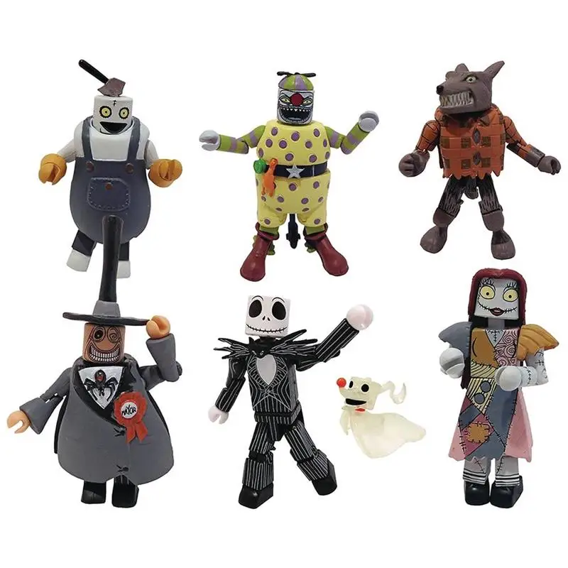 

Halloween Jack Skeleton Doll Children Toys Model Funny Cartoon Doll Figure Anime action figures Dolls Toys for childre Adults