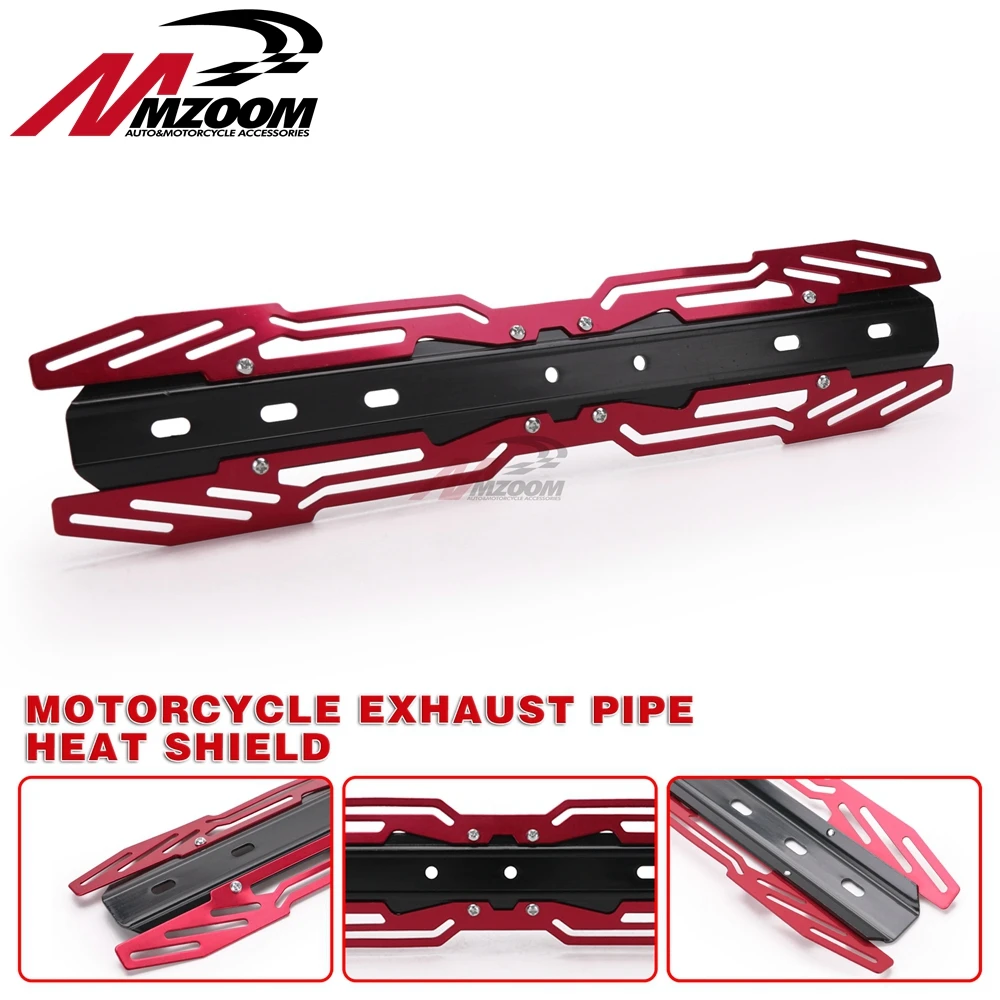 Универсальный мотоциклетный глушитель выхлопной трубы тепловая защита защитная