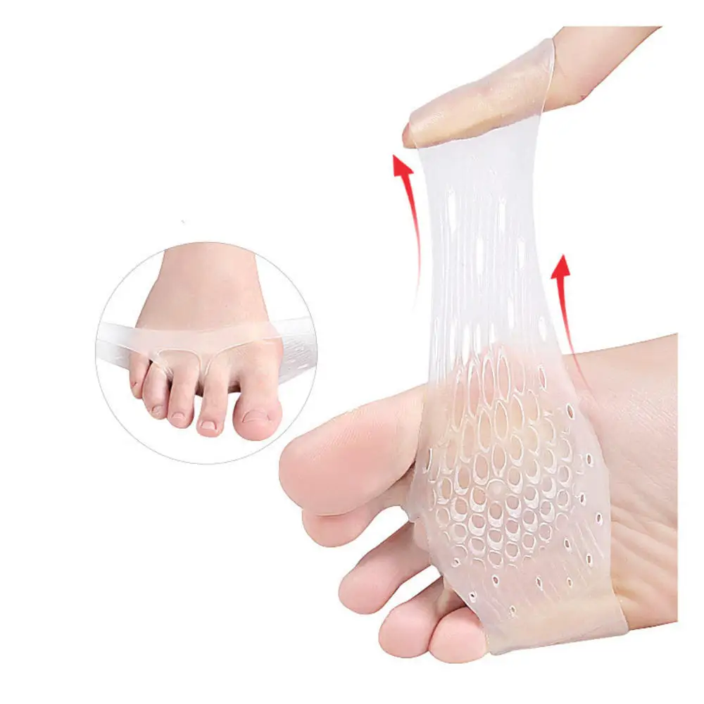 1 пара силиконовых гелевых мягких стелек для ног Сотовые стельки на высоком