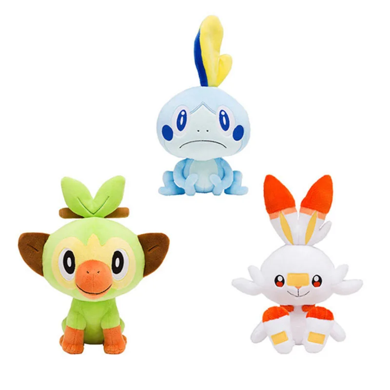 20cm Sobble Scorbunny Grookey Cartoon Elf figure plush soft stuffed Collection toys for Children Christmas gift | Игрушки и хобби