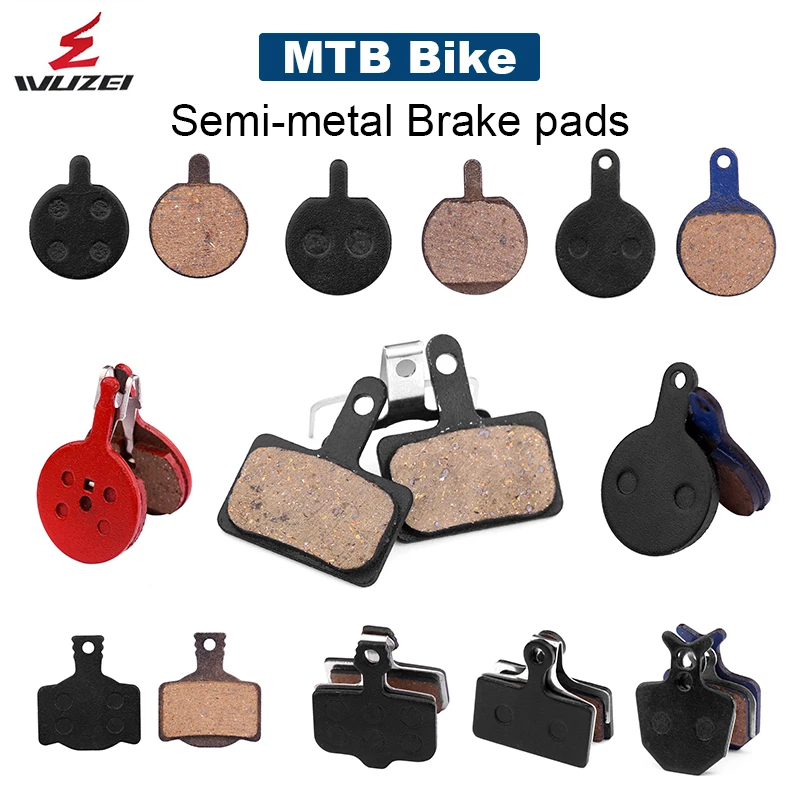 

2 Pairs/4 Pairs MTB Brake Pads for Sram Shimano Hydraulic Brake Pads Semi-metal Bicycle Accessories Bike Parts
