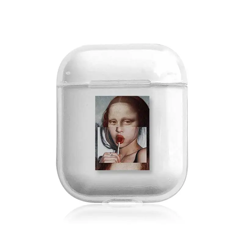 Милый чехол для Apple airpods со смешными героями из мультфильмов статуи искусство Беспроводной Bluetooth наушники чехол для переноски 1/2 Мягкий защитный чехол s - Цвет: pods085
