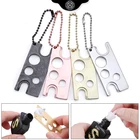 1 шт. крышки бутылок Нержавеющаясталь штопор Anti-Blocking универсальный клей для ресниц Замена горлышко бутылки головы ресниц инструмент