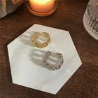 Кольцо женское, металлическое, позолоченное, кольцо с джокером