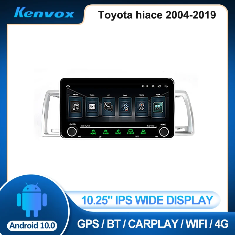 Автомагнитола 2 din 10 25 дюйма IPS Android для Toyota hiace 2004-2019 | Автомобили и мотоциклы