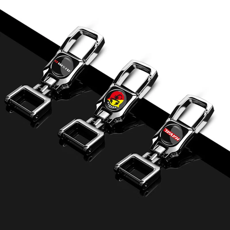 

1pcs 3D Metal Car Keychain Key Chain Rings Car accessories for Great Wall Hover H5 H3 Safe M4 Wingle 5 Deer Voleex C30 Car Goods
