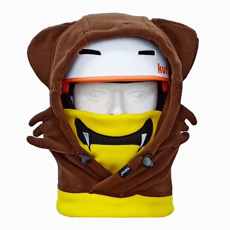 Маска на все лицо для лыжного спорта и велоспорта взрослых детей Зимняя