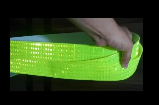 Fluorescent Green 5 см* 50 м Флюоресцентный светоотражающий Светоотражающая полоса ПВХ ночные Светоотражающие безопасные Предупреждение лента для Костюмы - Цвет: Fluorescent Green