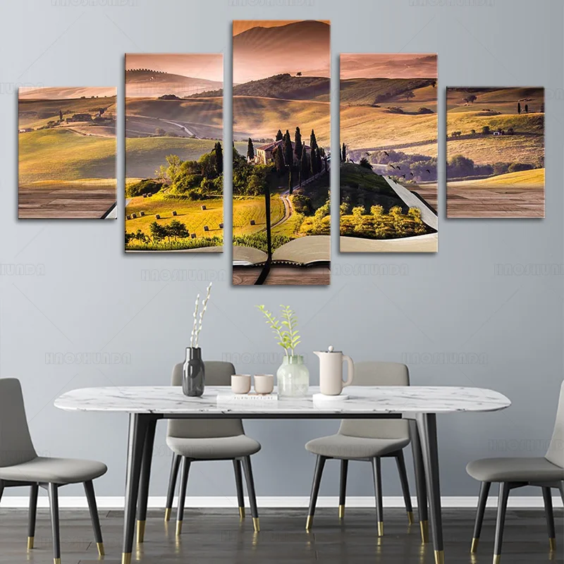 Картина на холсте HD принты Декор для дома фон кровати 5 шт. настенное искусство