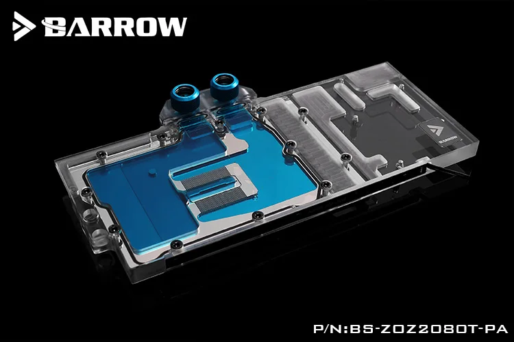 Блок для воды Barrow с полным покрытием GPU ZOTAC GAMING GeForce RTX 2080 Ti AMP Extreme Core VGA block 5V 3PIN LRC2.0