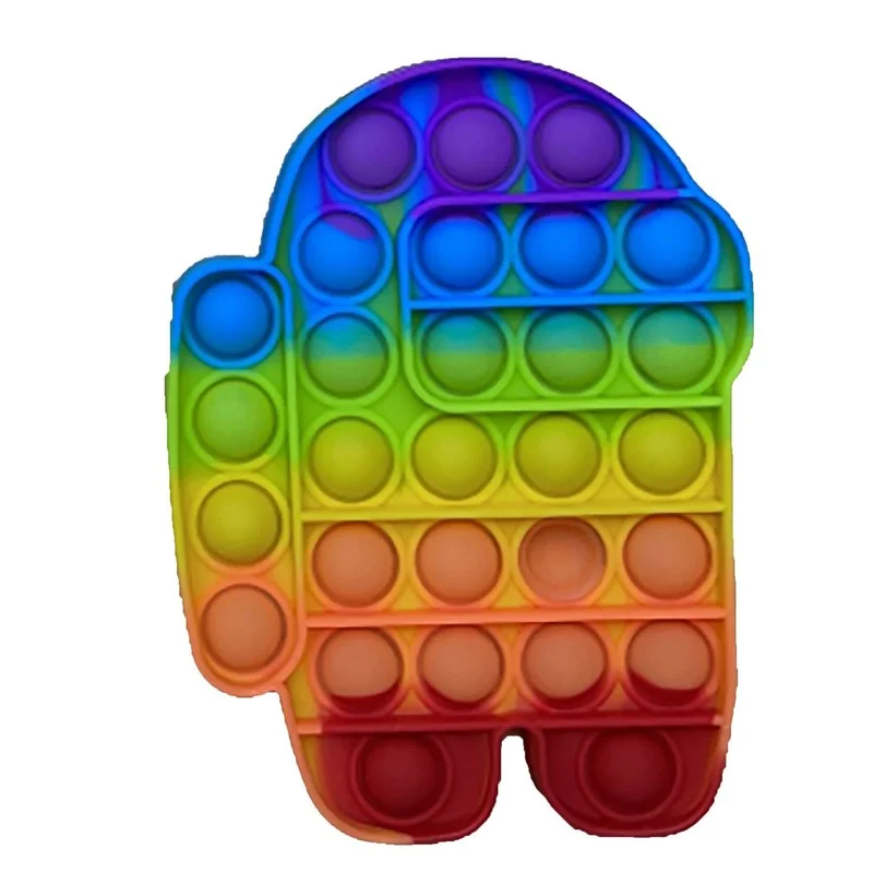 

Pop Fidget Sensory Toy Fitget Toys Game For Adult Kid Push Bubble Autism Special Needs Stress Reliever Push it Figet Speelgoed