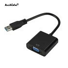 Адаптер USB 3,0VGA, 1080P, внешняя видеокарта, несколько дисплеев, конвертер для Win 7810, настольных ПК, мониторов, проекторов