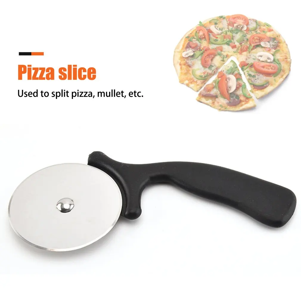 

Нож-резак из нержавеющей стали для пиццы, торта, инструментов, Переносные Легкие колесные ножницы для пиццы, удобная ручка, доступ к разделе...