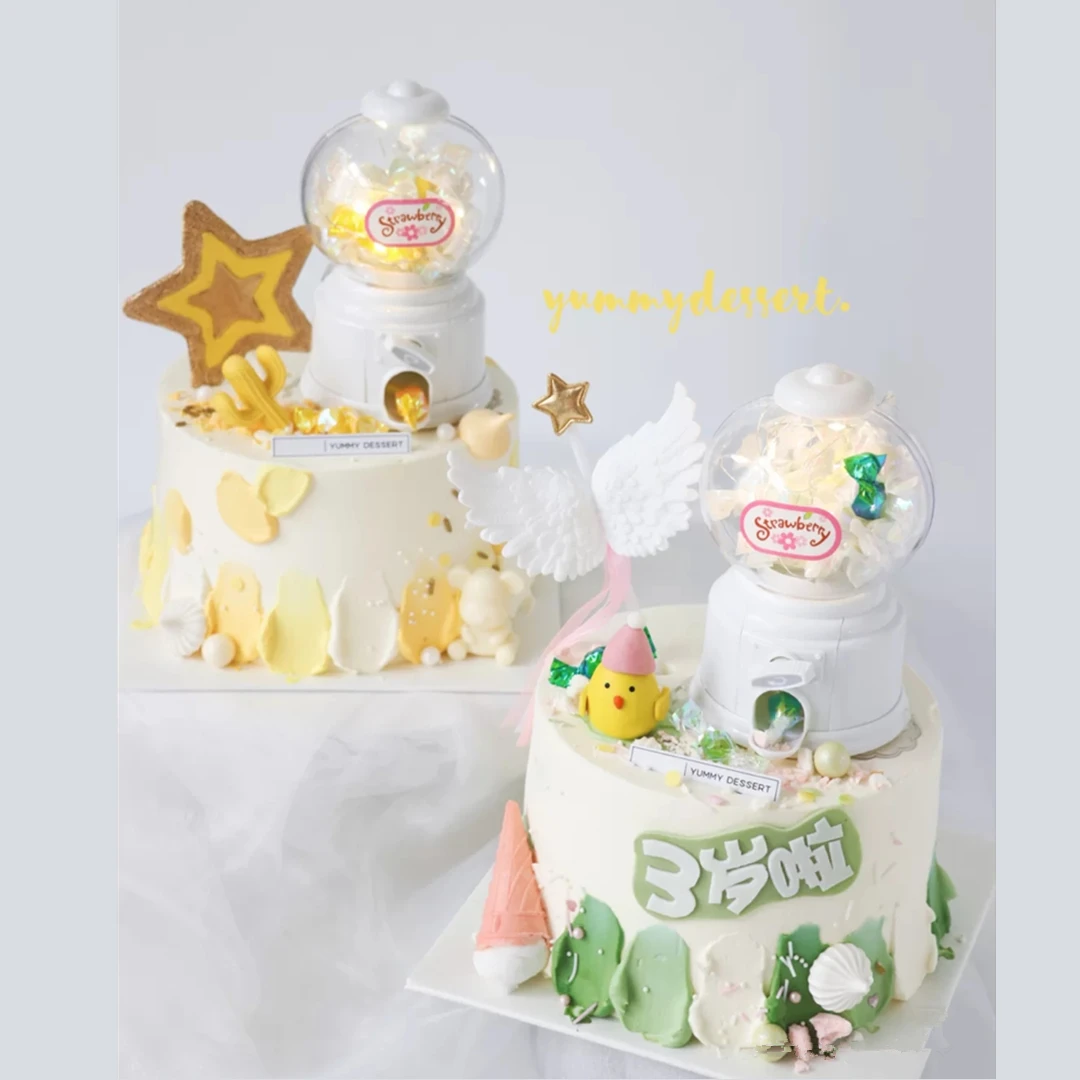 Украшение для торта на день рождения торговый автомат конфет детская шоколадная