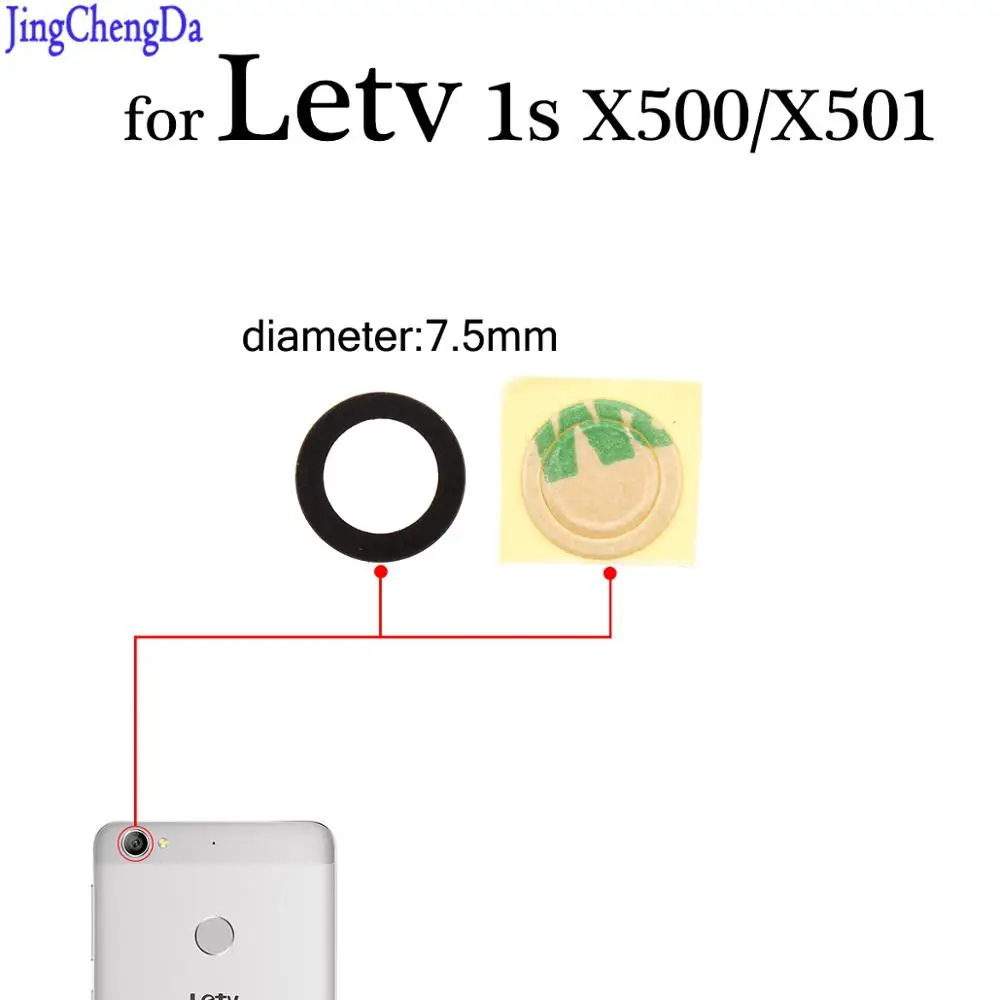 JCD для Letv Leeco Le Max 2/Pro/1s/1 Сменный стеклянный объектив камеры X900 Max2 X820 X500 X600 X620 2