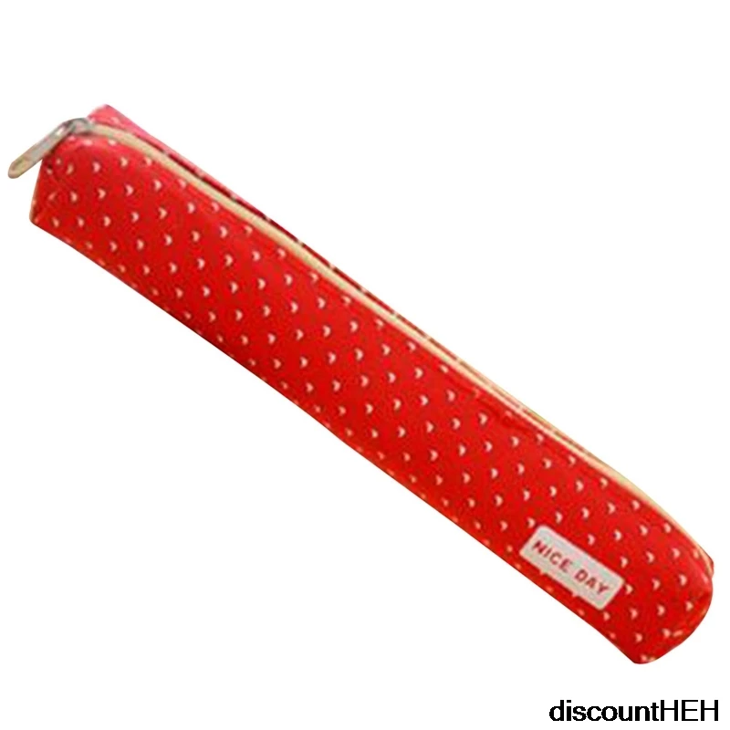 1 шт. симпатичный чехол для карандашей карамельных цветов кавайная парусиновая