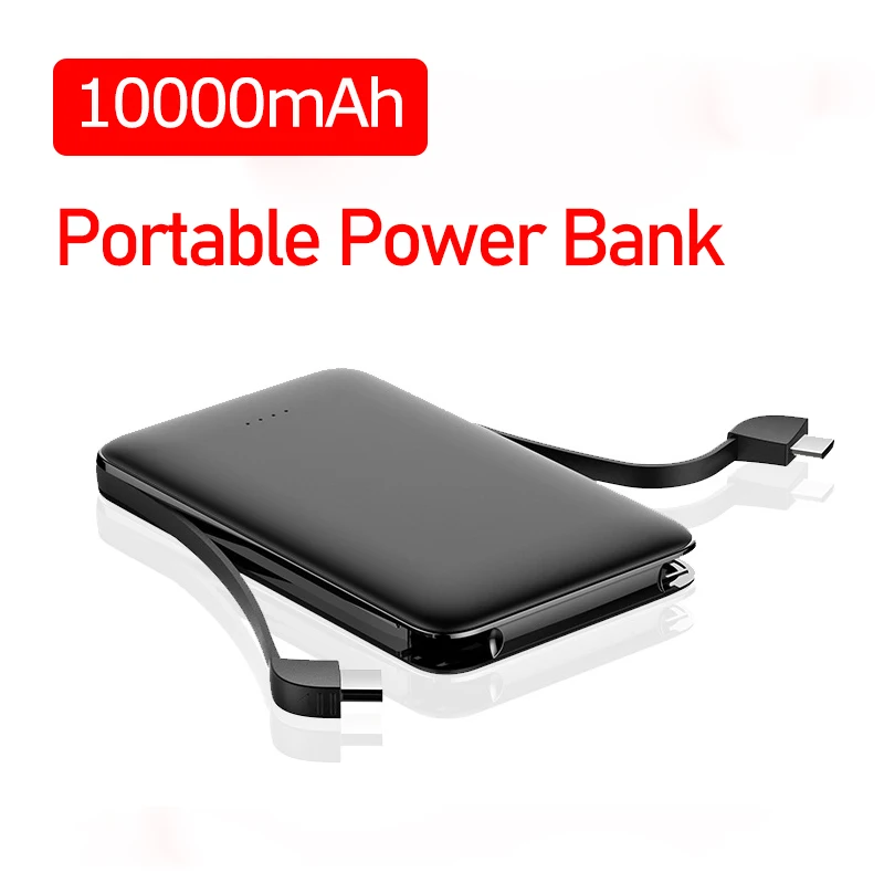 Портативное зарядное устройство 10000 мАч для Iphone Xiaomi Huawei Samsung|Внешние