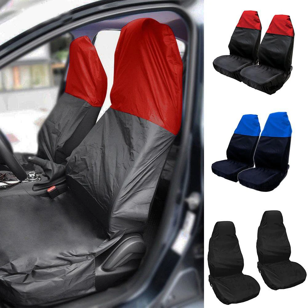

2PCS Car Front Seat Protector Cover Car Seat ​Cover Breathable Cushion Protector Universal Waterproof Auto Seat Covers