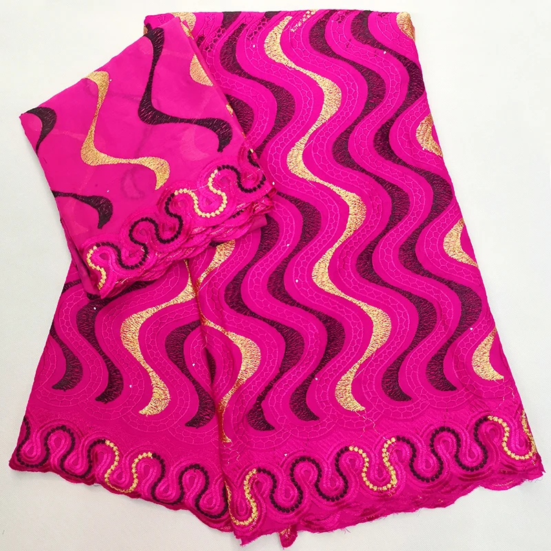 Последняя африканская кружевная ткань желтая швейцарская вуаль кружево высокое