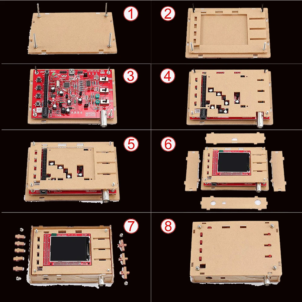 Чехол DSO138 DS0138 2 4 &quotTFT карманный осциллограф цифровой портфель акриловый сделай