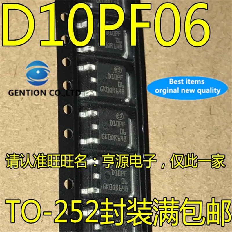

20 шт. STD10PF06T4 D10PF06 60V 10A TO-252 В наличии 100% новый и оригинальный