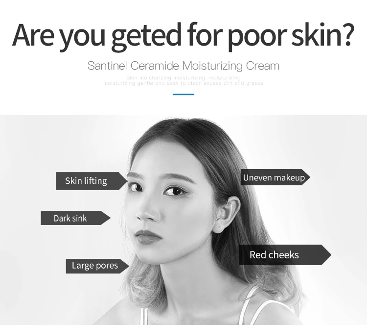 Ceramide крем для лица против морщин отбеливающий дневной и ночной увлажняющий