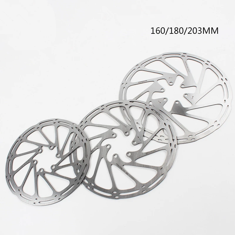 

Bike Disc Brake Rotor Centerline 160mm 180mm 203mm High Quality Stainless Steel MTB Brake Disc Rotors With 6 Bolts For Sram