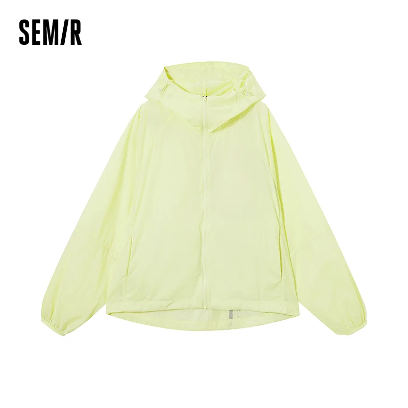 

SEMIR Women Jacket Hooded Sun Protection Clothing Lightweight Breathable Clothing Summer 2021 New Anti-Ultraviolet Tops