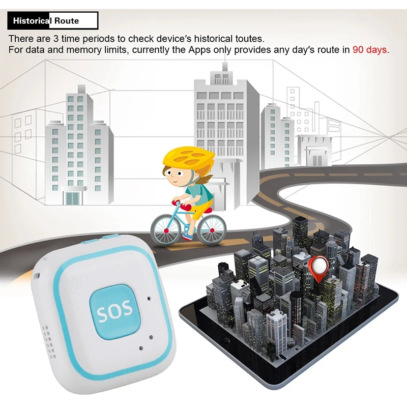 

REACHFAR RF-V28 Two Way Calls SOS Fall Alarm Kids GPS Mini Locator 2G GSM Real Time Tracking Handheld Tracker