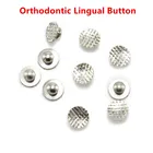 10 шт.упак. Стоматологическая Ортодонтическая Лингвальная кнопка для обручального круглого сетчатого основания моноблока ортодонтические материалы