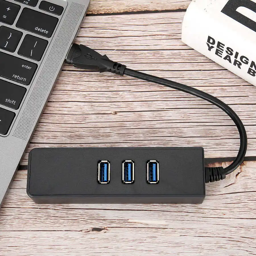 Конвертор цифровой Ethernet адаптер концентратор 3 USB 0 гигабит Lan RJ45 порт 1000 Мбит/с для
