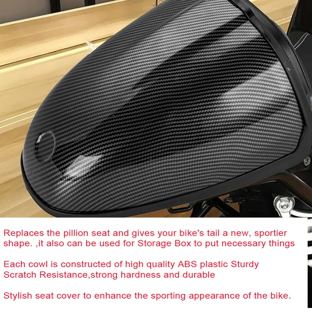 Motorcycle Tail Tidy Rear Seat Hump Cover Cowl Fairing Trunk Storage Pillion For BMW R Nine T NINET 9 R9T Racer 2014-2020 US | Автомобили