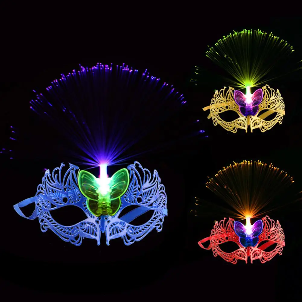 Светодиодный маска для Хэллоуина с защитой от пыли 7 цветов светящаяся зарядкой