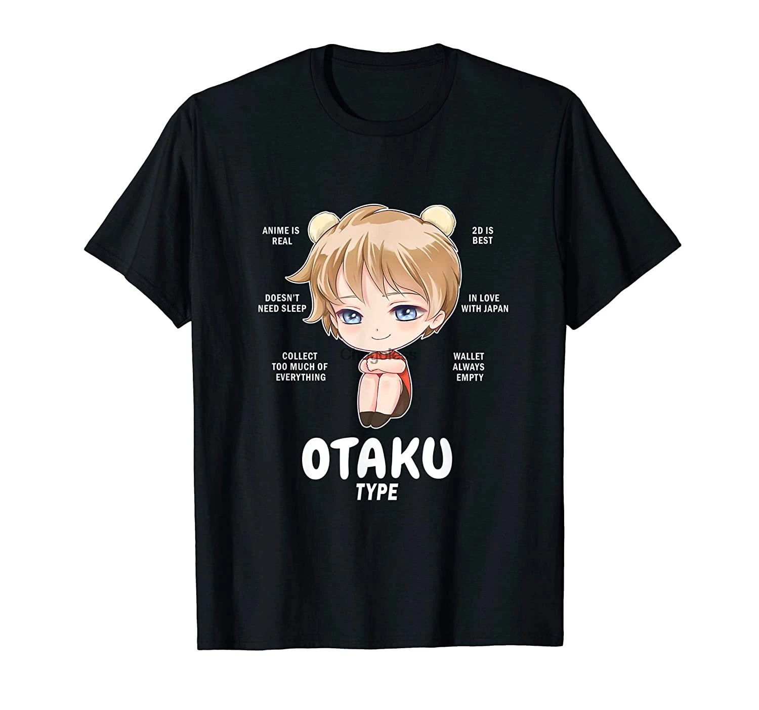 Забавная аниме футболка Otaku Подарочная футболка|Мужские футболки| |