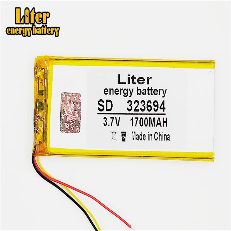 3 провода 323696P 323694 7 V 1700MAH 1600MAH li Lion для china clone MTK phone goophone I6 6S IP6|li-lion battery|mtk batterybattery |