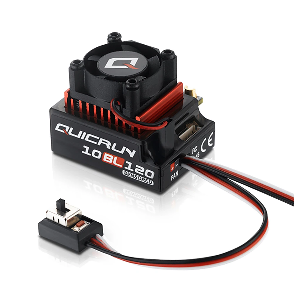 Hobbywing quirun сенсорный 120A /10BL60 60A 2-3S Lipo бесщеточный ESC для 1/10 туристических