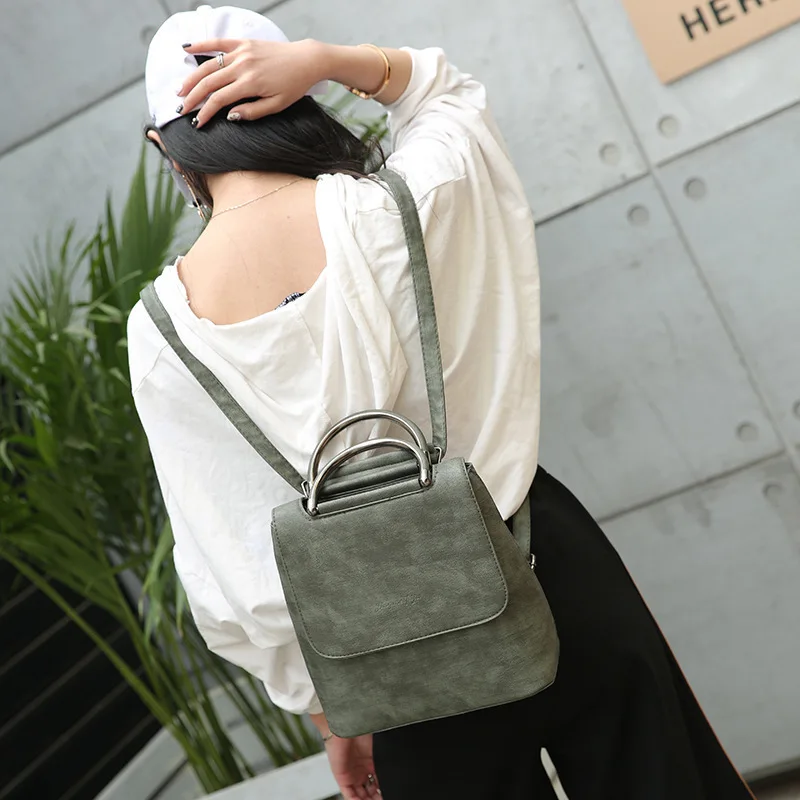 Новинка 2019 женский рюкзак из искусственной кожи многофункциональная ранец