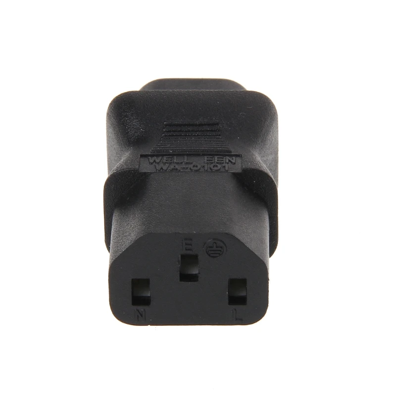 IEC 320 C13 3 контактный разъем для C8 2 прямой Мощность Подключите конвертер адаптер| |