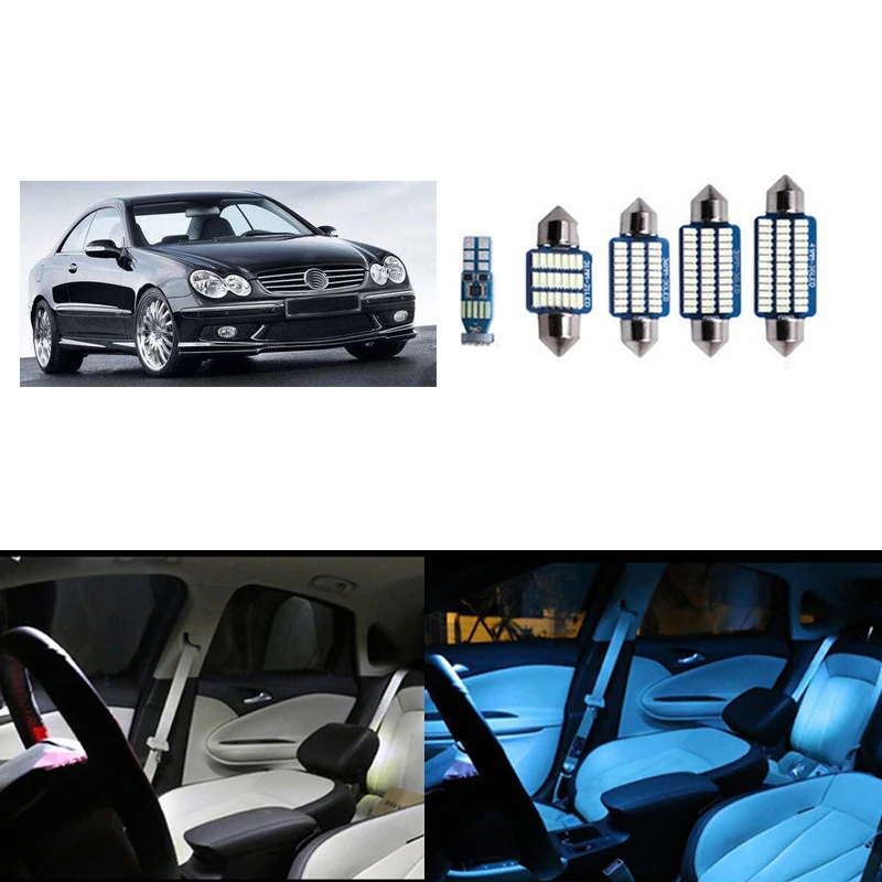 16 шт. Canbus светодиодный автомобиль Подсветка салона комплект Карта Купол