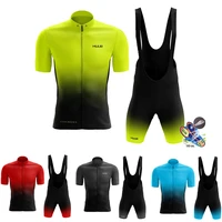 2021 huub short sleeve cycling jersey set summer men mtb bicycle cycling clothing ropa ciclismo breathable road bike racing wear