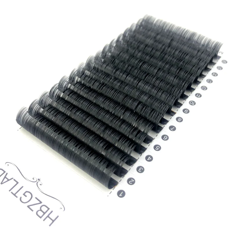 Накладные натуральные ресницы Ellipse матовые Индивидуальные для наращивания